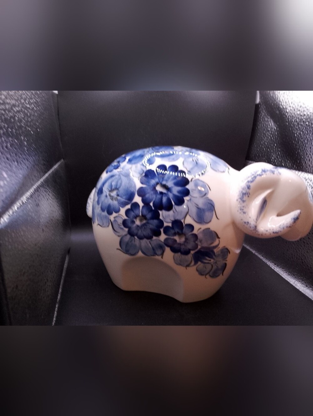 Delft Style Hand Painted Ram Figurine W Polish Pottery Vibes